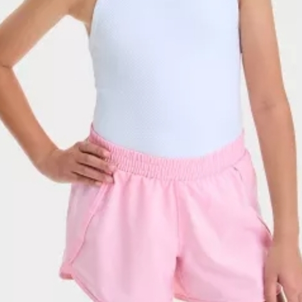 Girls' Run Shorts - All In Motion Peach Size M 8